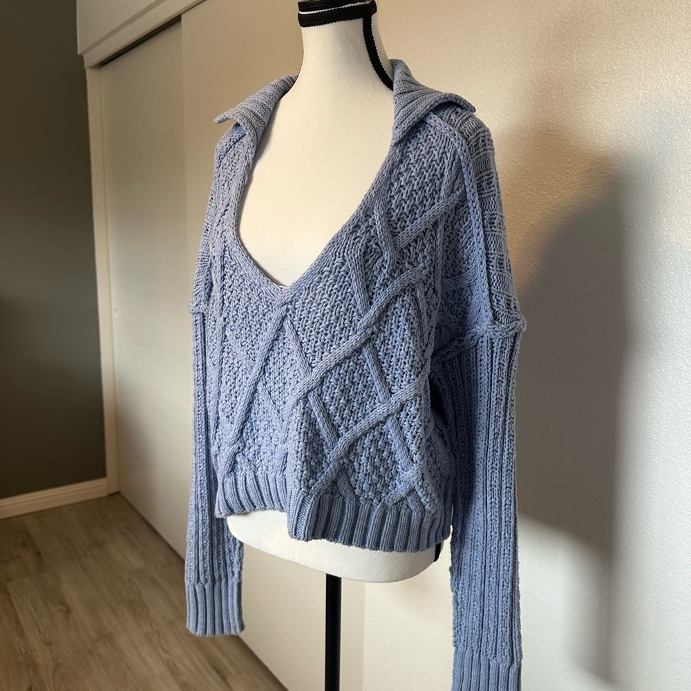 Free People Cable Knit Sweater NWT